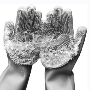 magic silicone scrubbing gloves multi functional reusable cleaning tool