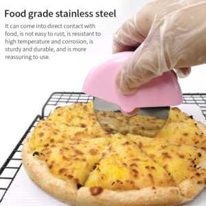 stainless steel pizza cutter wheel safe & smooth cutting